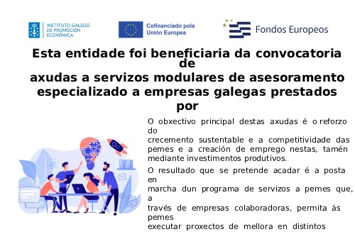 Axudas a servizos modulares de asesoramento especializado a empresas galegas prestados por entidades colaboradoras