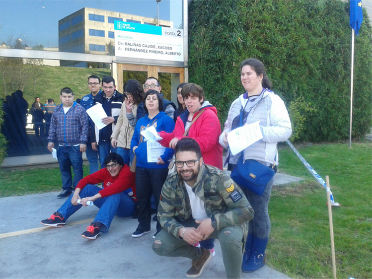 13 usuarios de Aspaber se presentan a las primeras oposiciones de la historia de la Xunta de Galicia destinadas a personas con discapacidad intelectual 13 usuarios de Aspaber se presentan a las primeras oposiciones de la historia de la Xunta de Galicia destinadas a personas con discapacidad intelectual