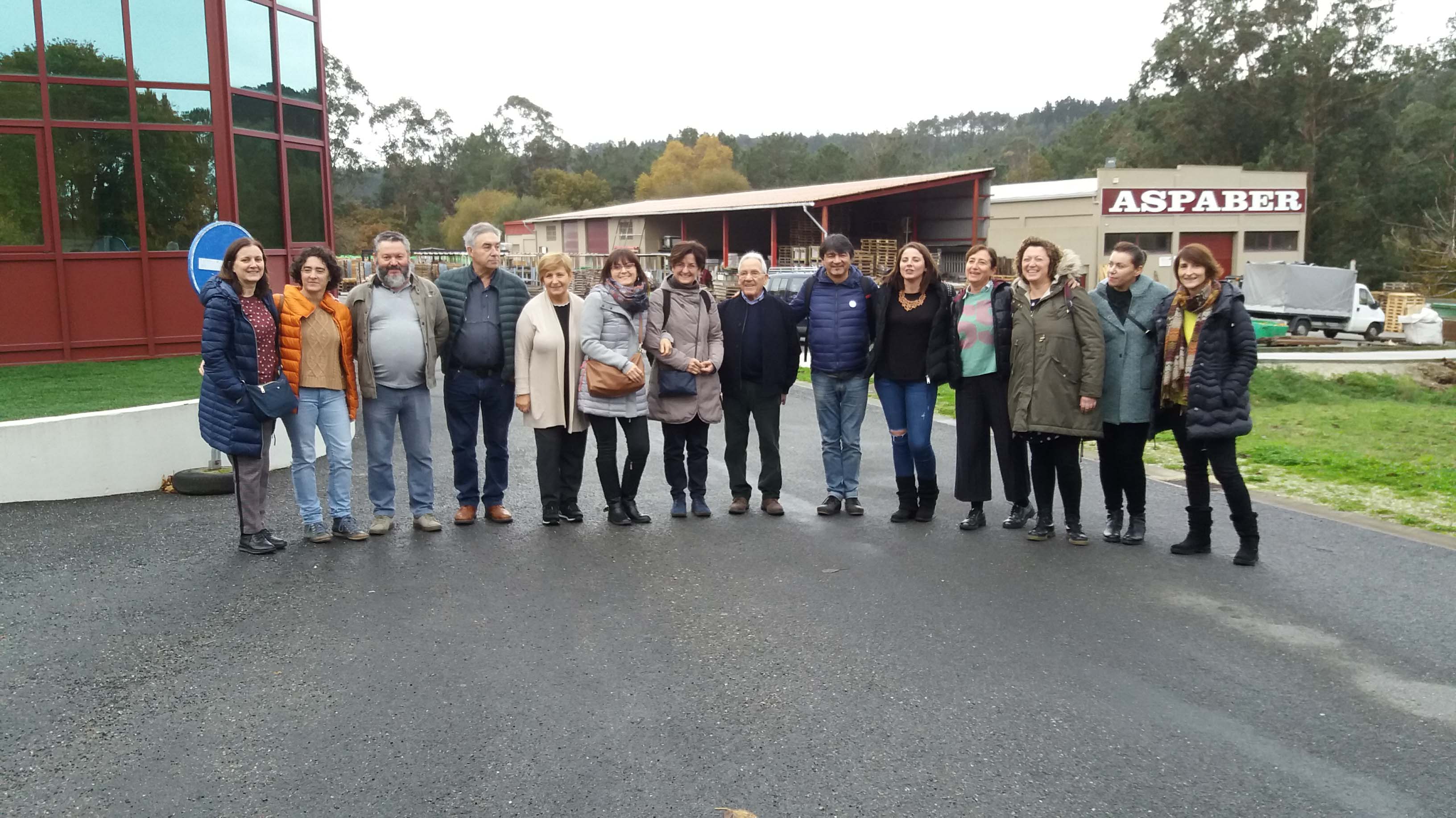 Representantes da asociación italiana Pegaso Onlus visitan Aspaber